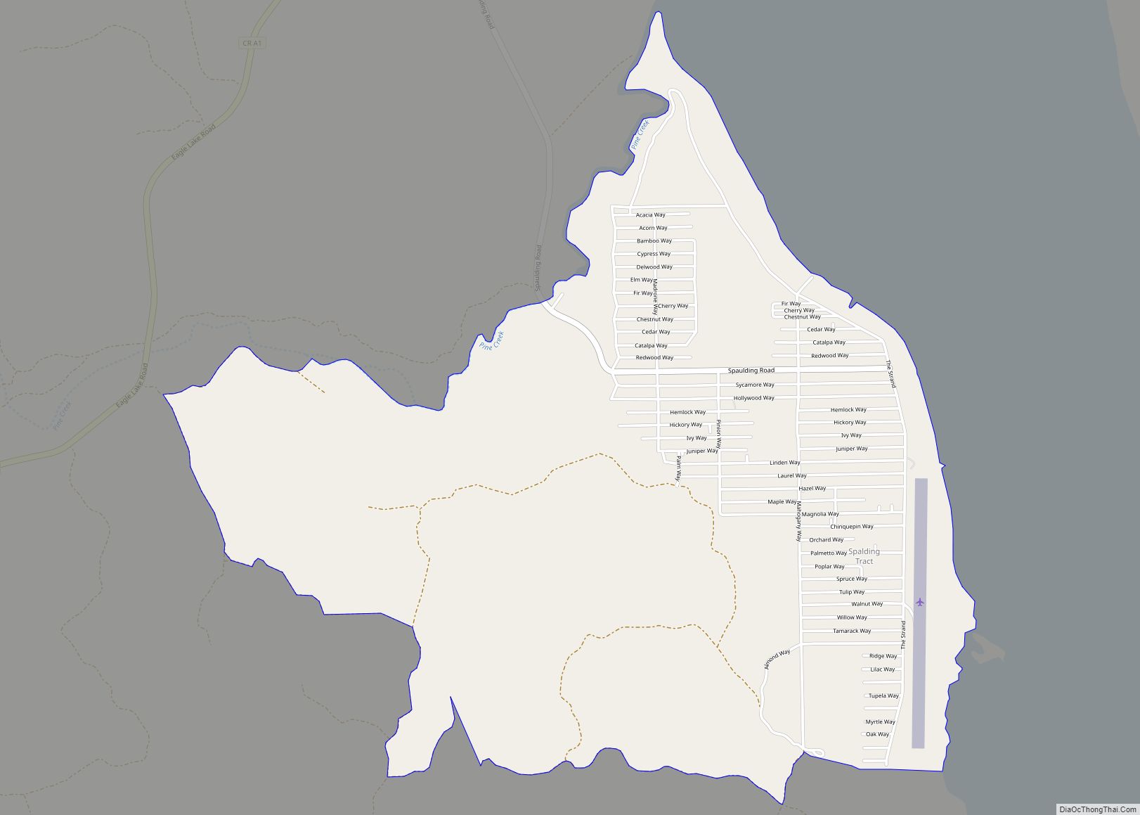 Map of Spaulding CDP