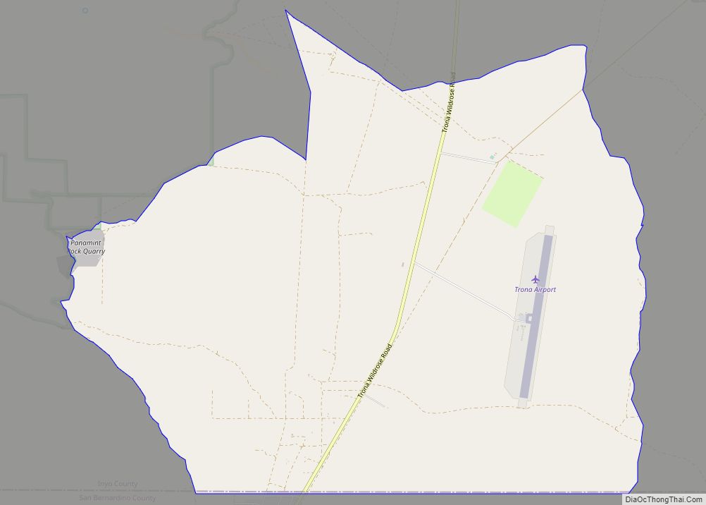 Map of Trona CDP