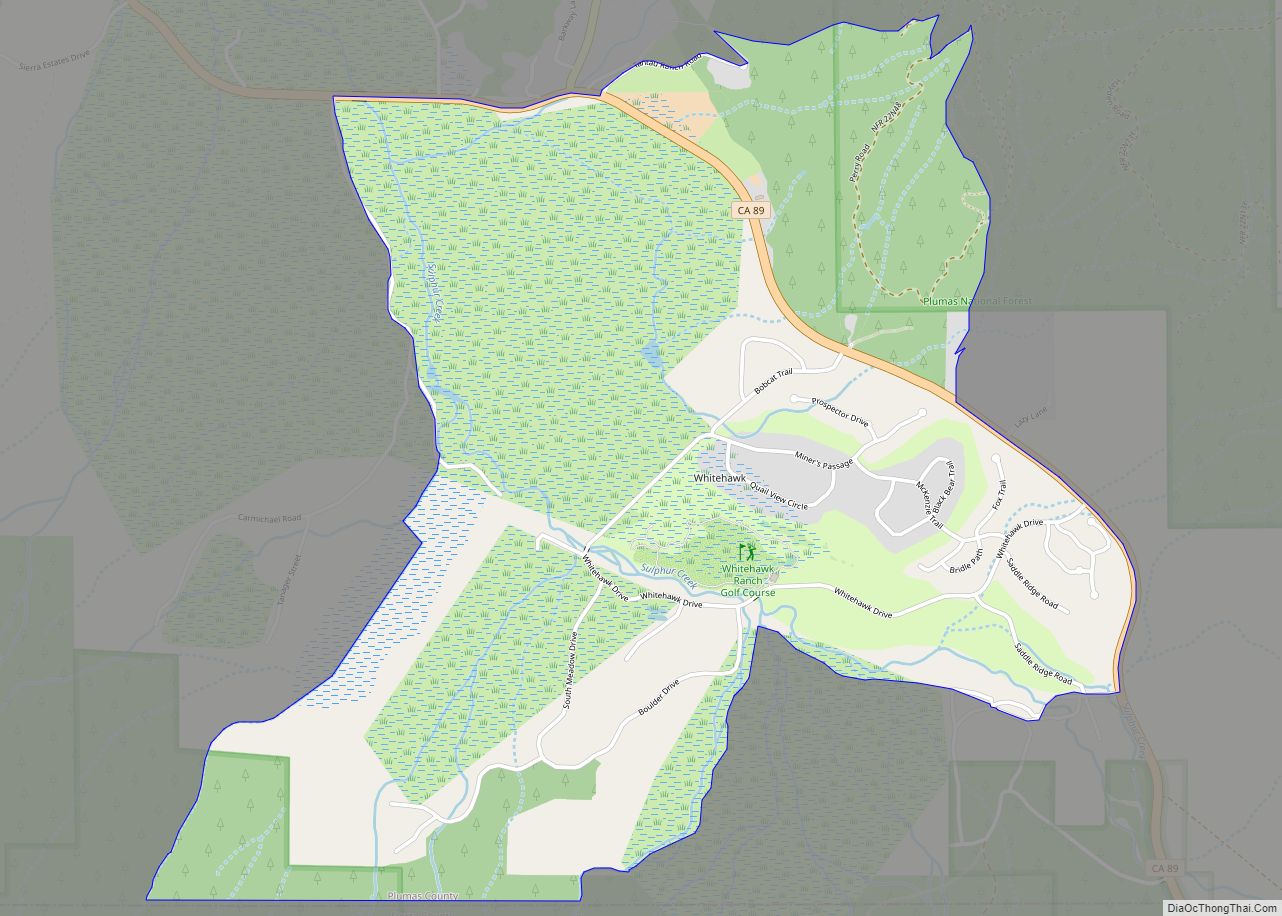 Map of Whitehawk CDP