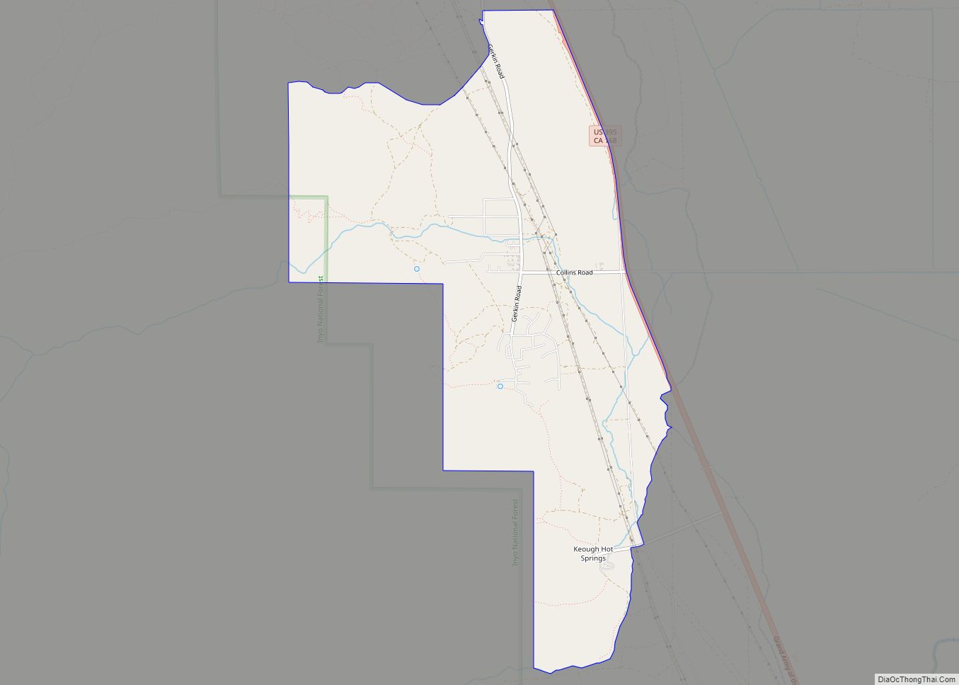 Map of Wilkerson CDP