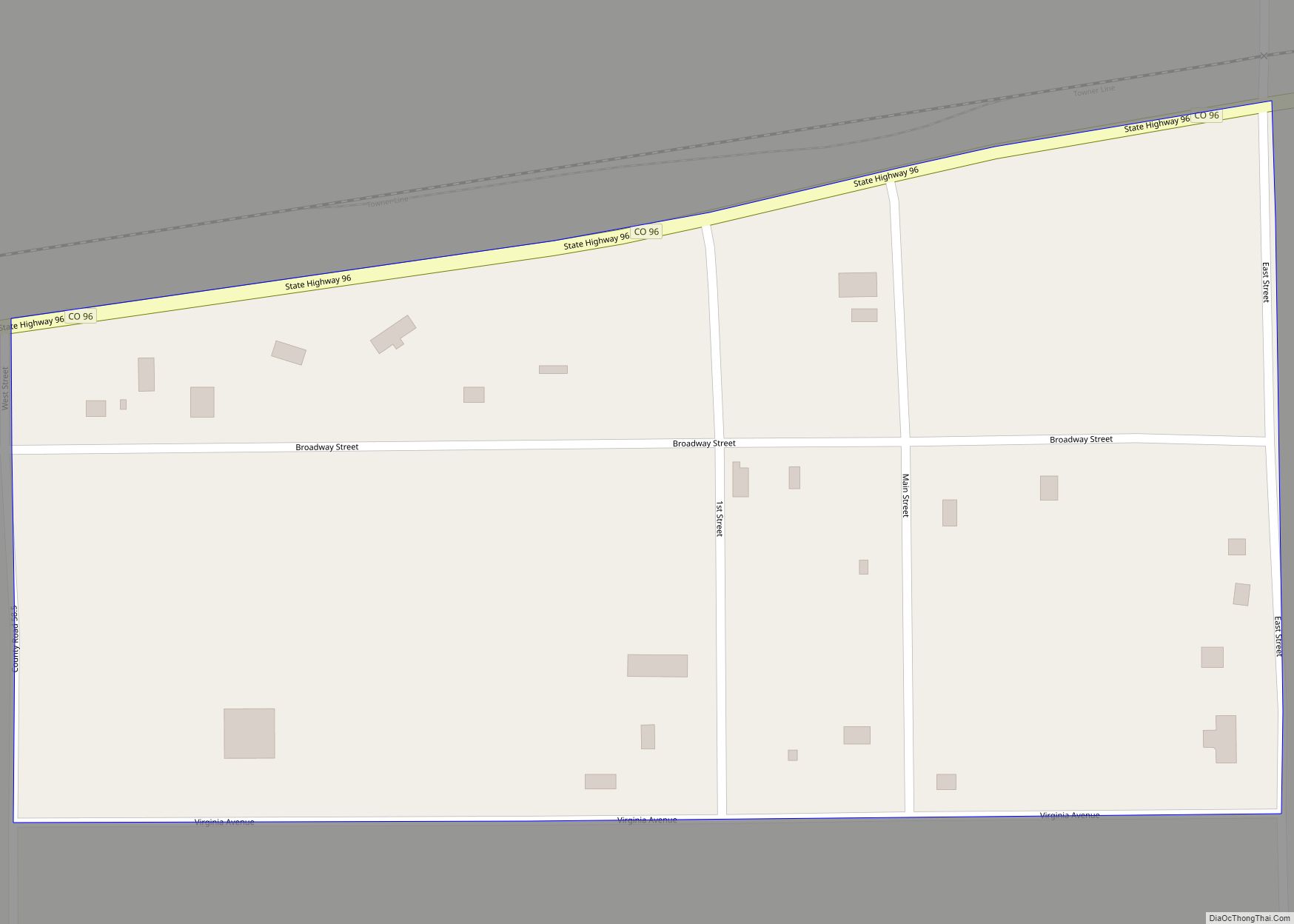 Map of Brandon CDP