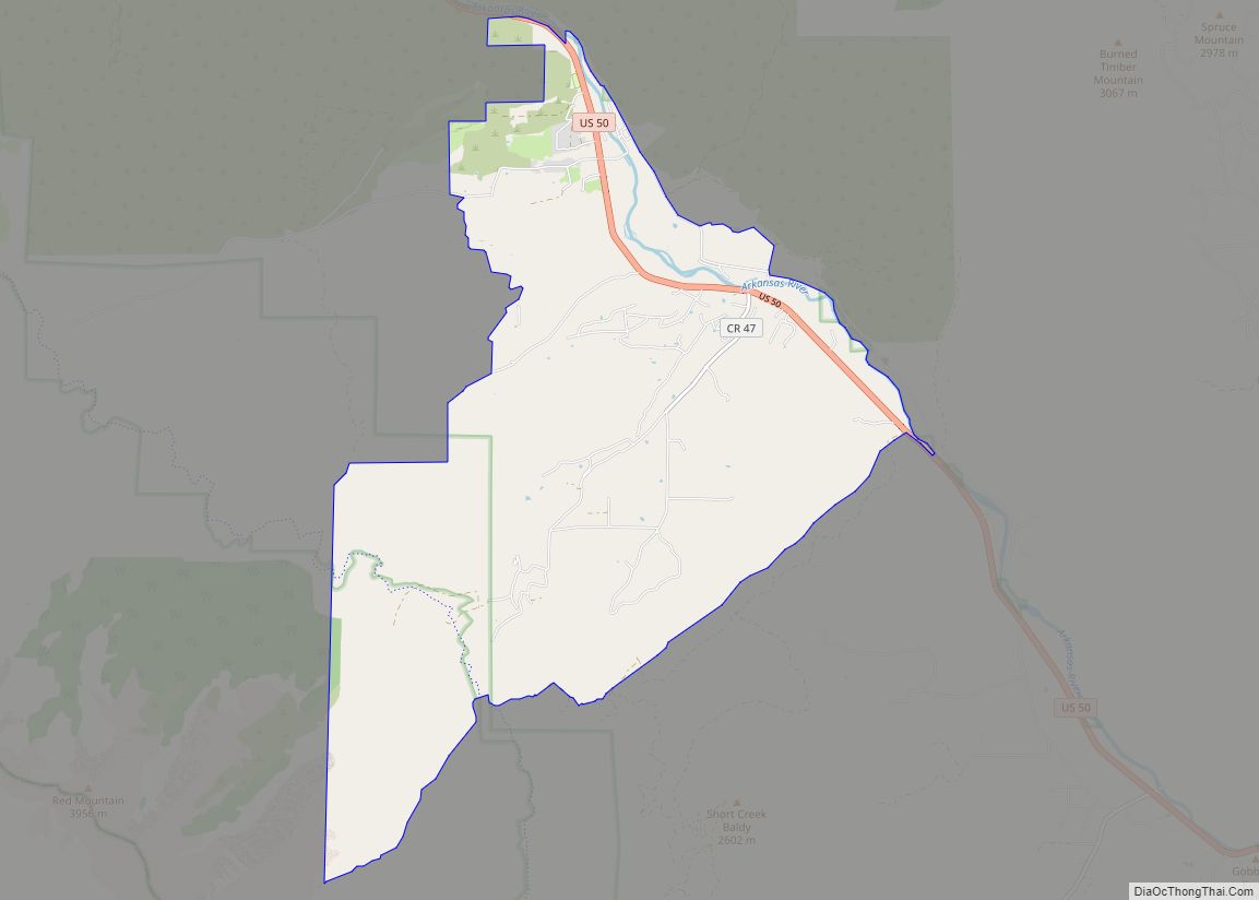 Map of Howard CDP