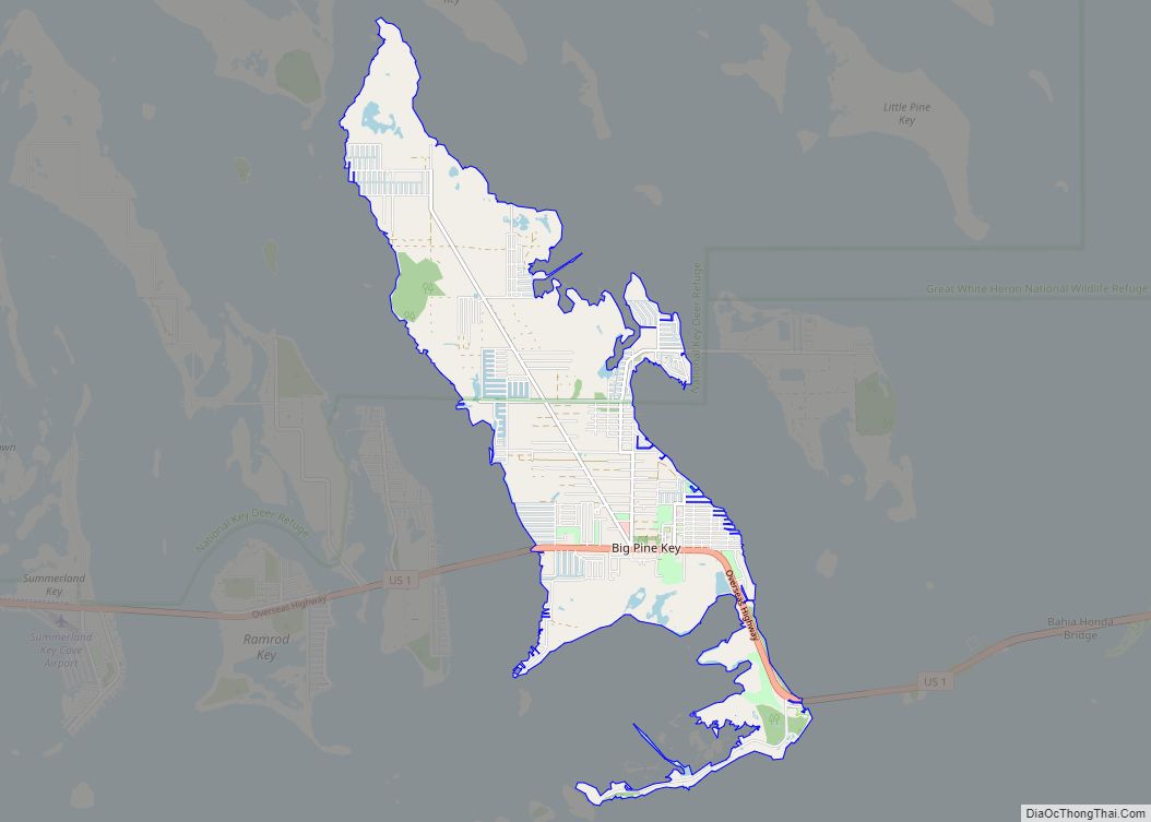 Map of Big Pine Key CDP
