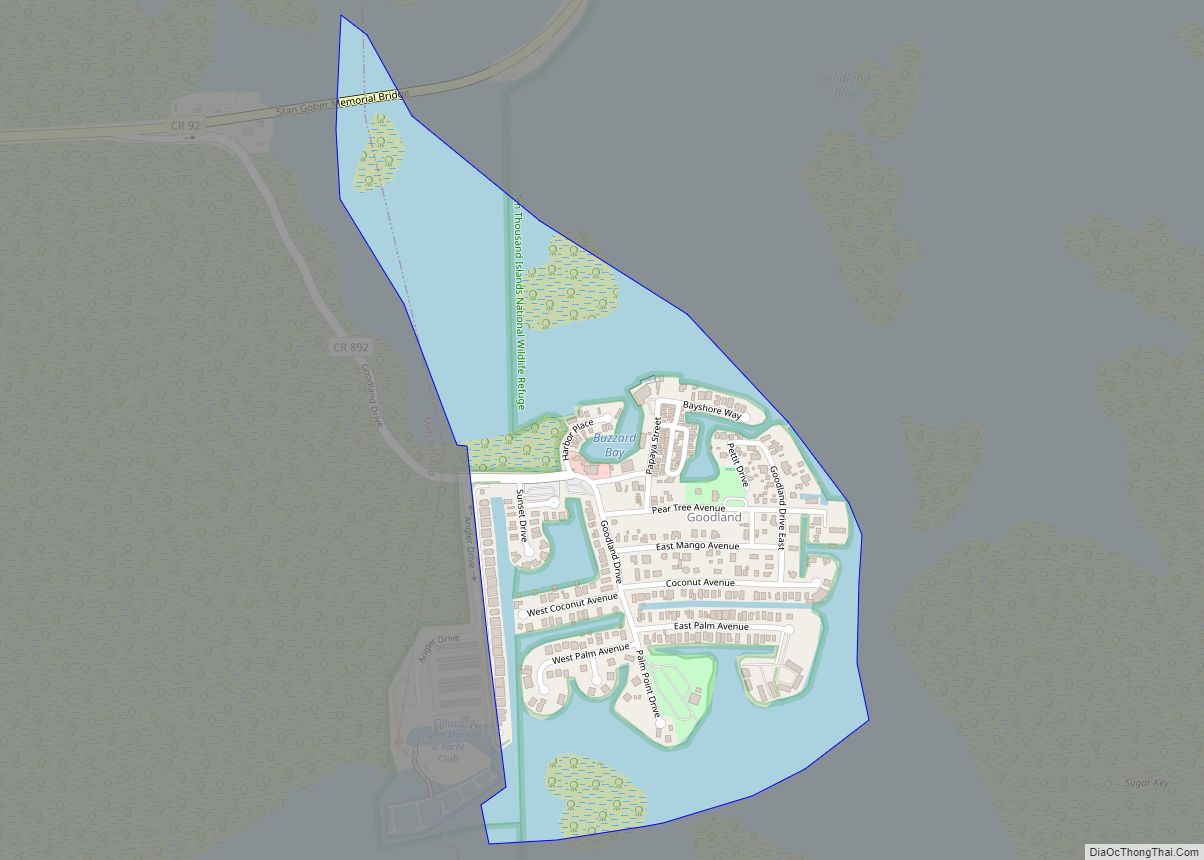 Map of Goodland CDP