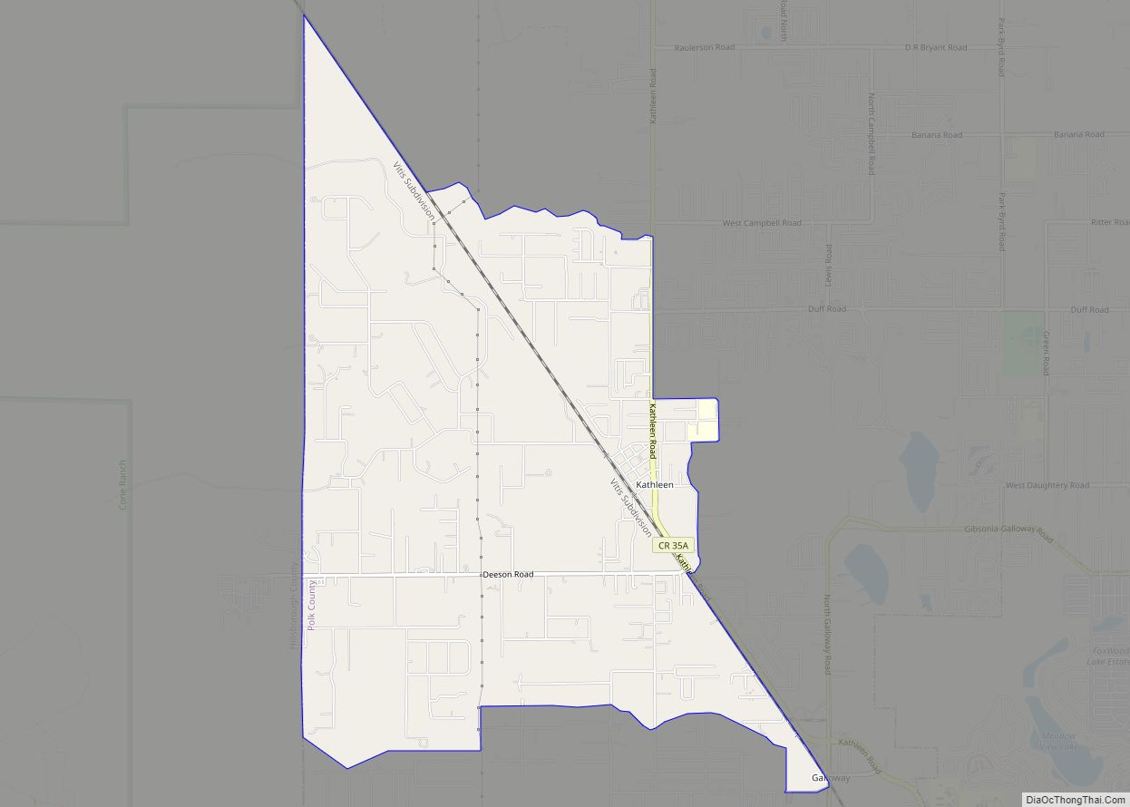 Map of Kathleen CDP