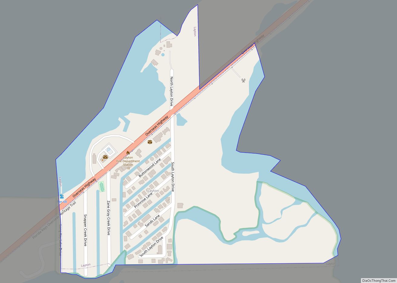 Map of Layton city