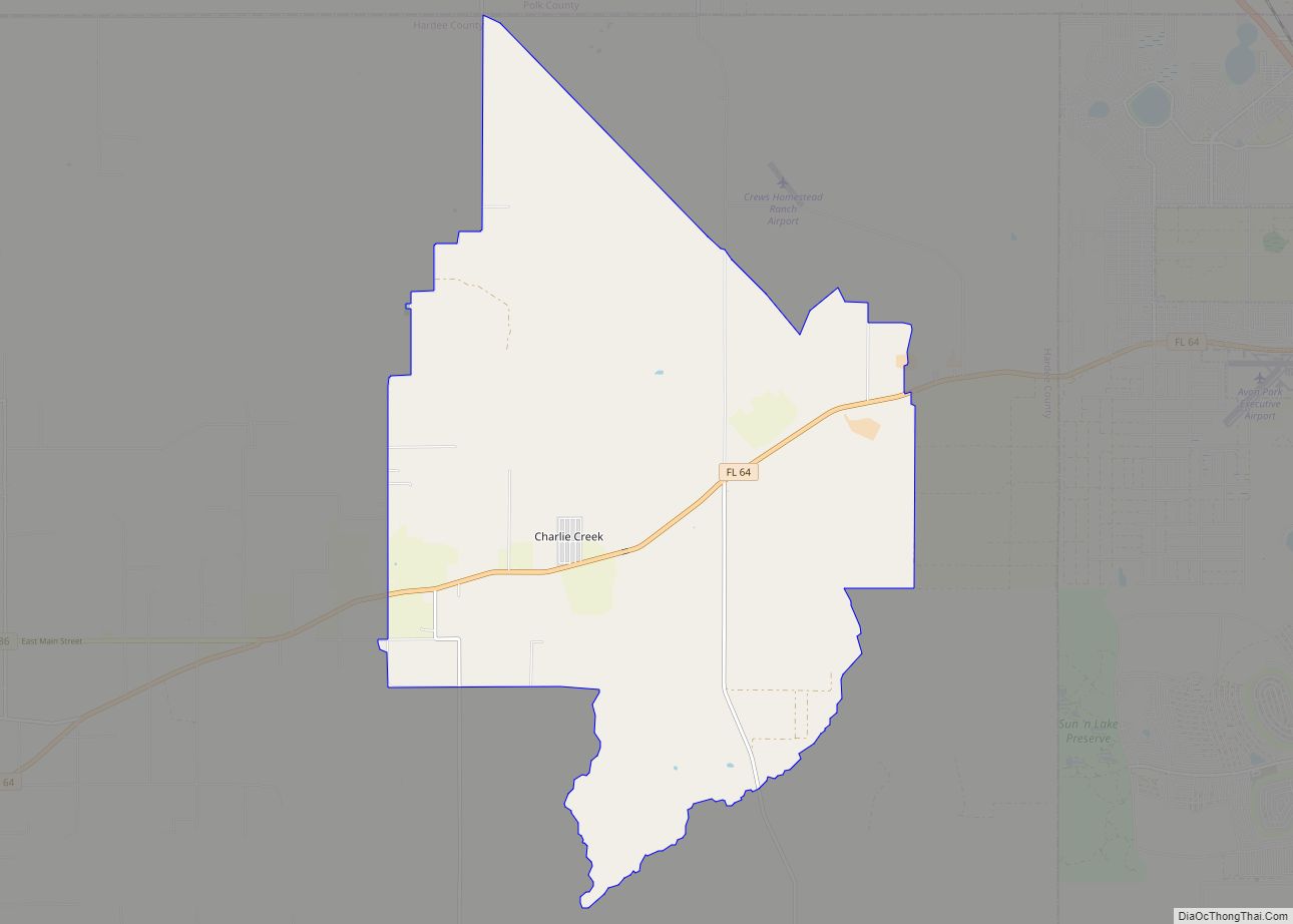 Map of Lemon Grove CDP, Florida