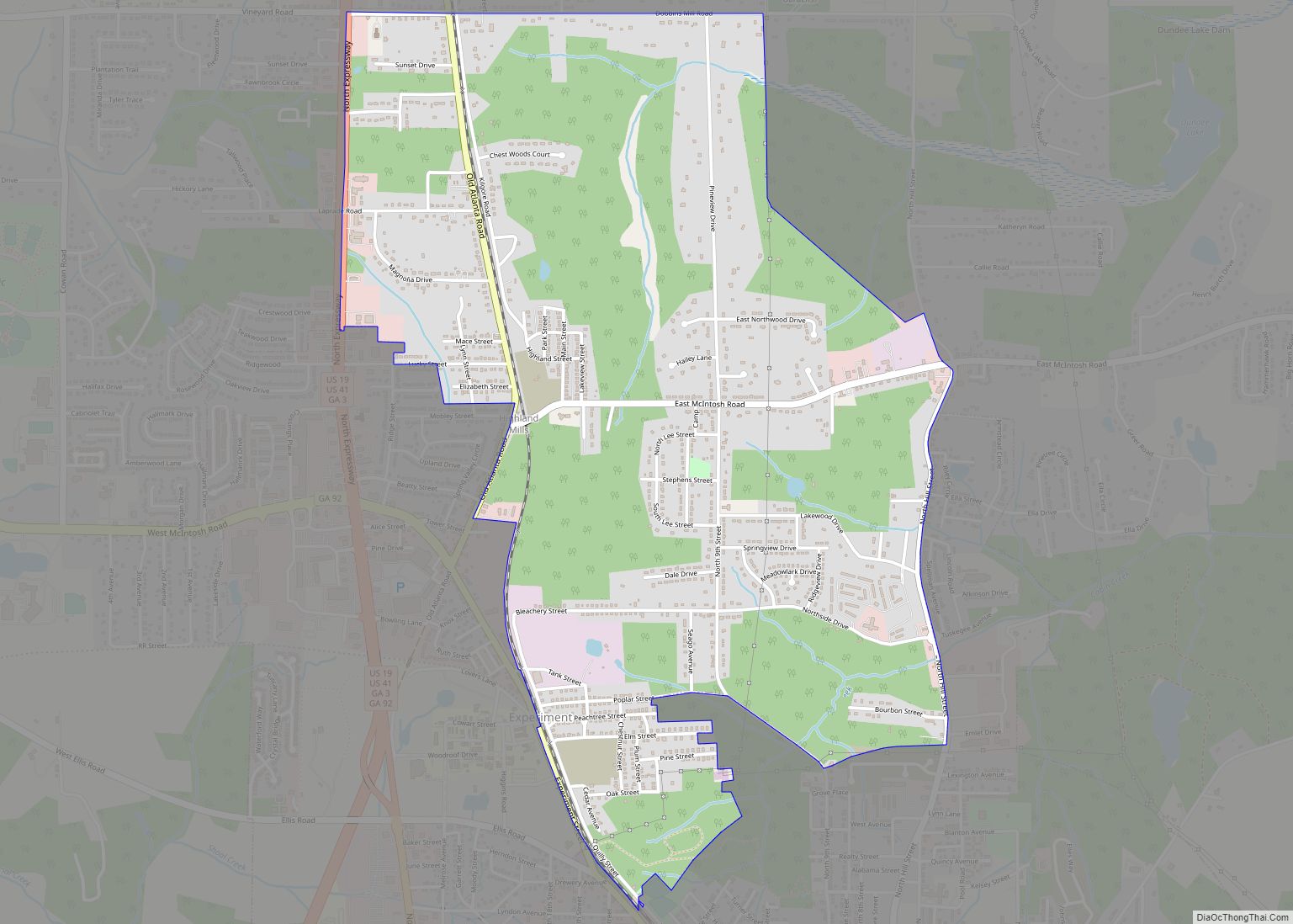 Map of Experiment CDP