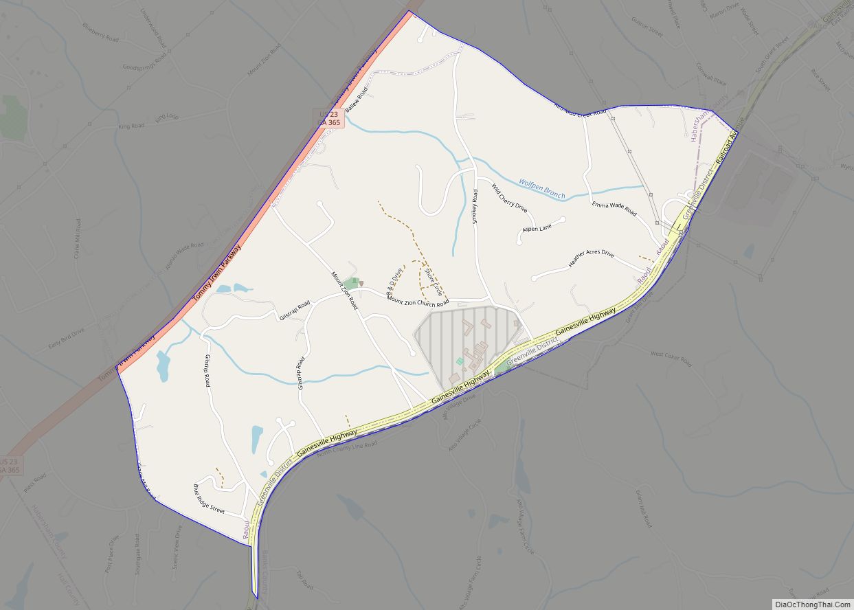 Map of Raoul CDP