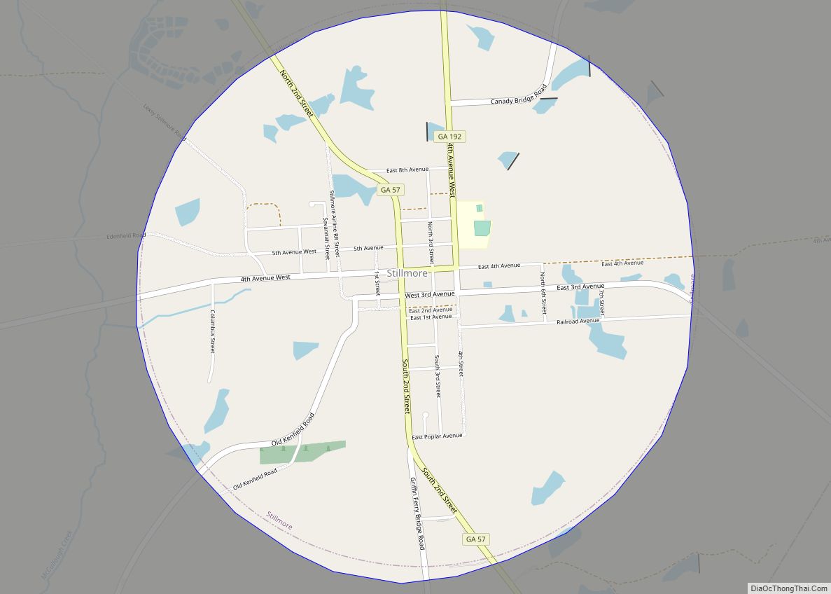 Map of Stillmore city