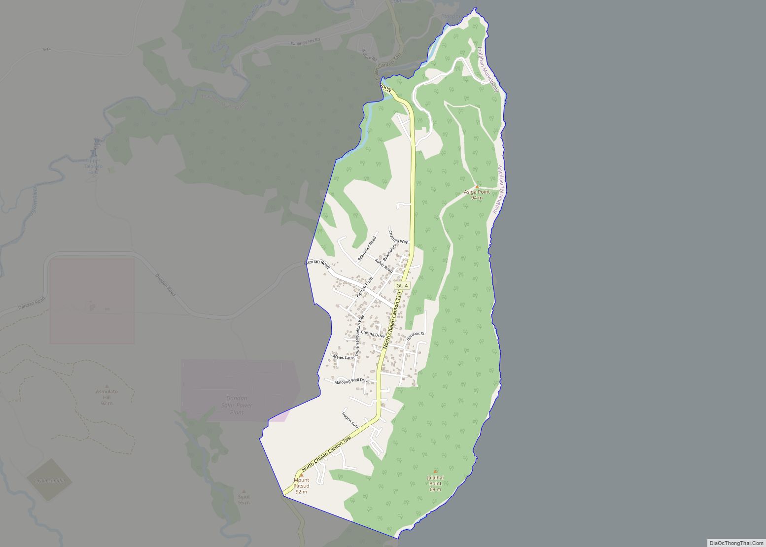 Map of Malojloj CDP