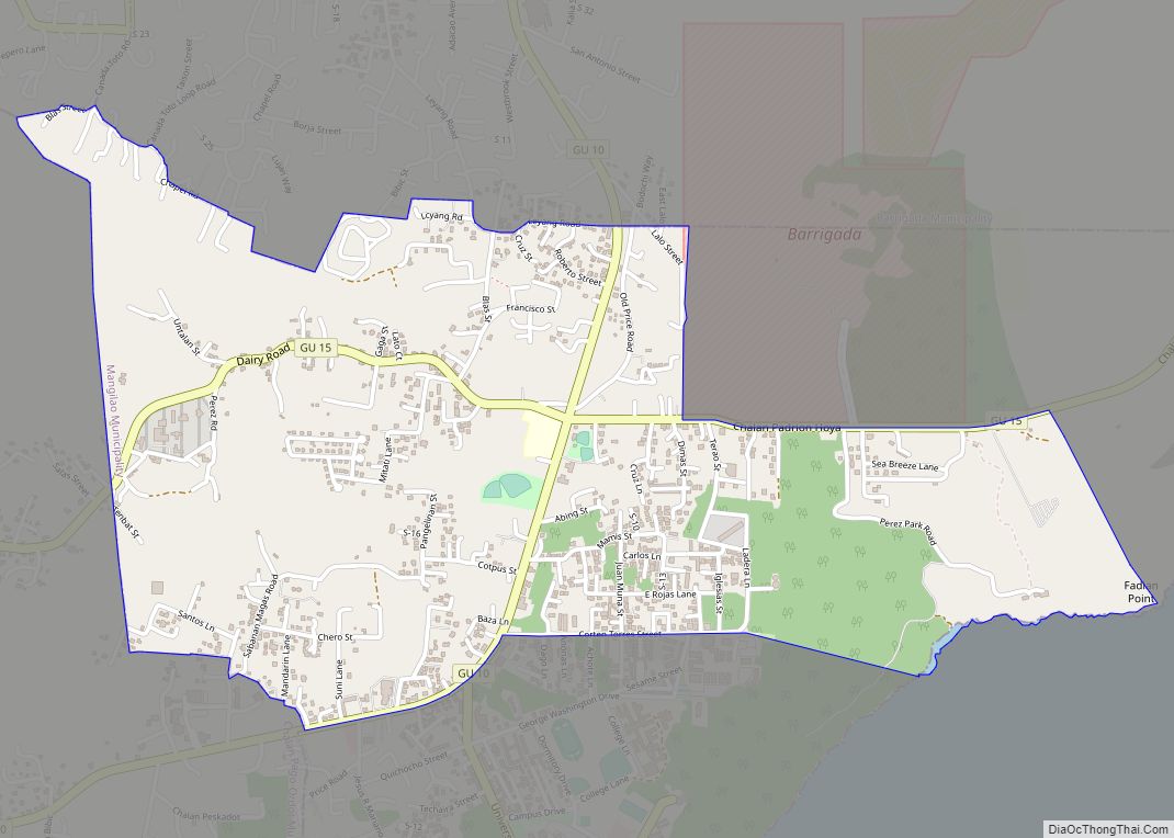 Map of Mangilao CDP