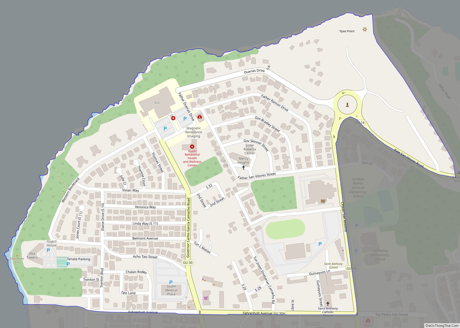 Map of Oka CDP