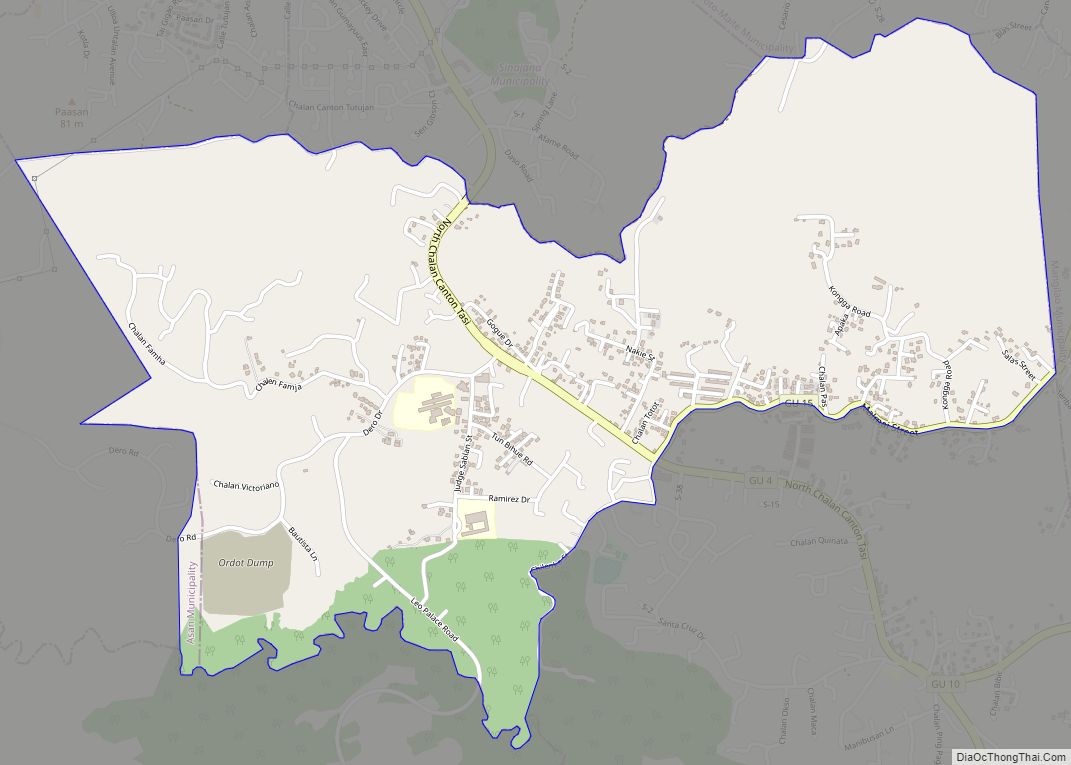 Map of Ordot CDP