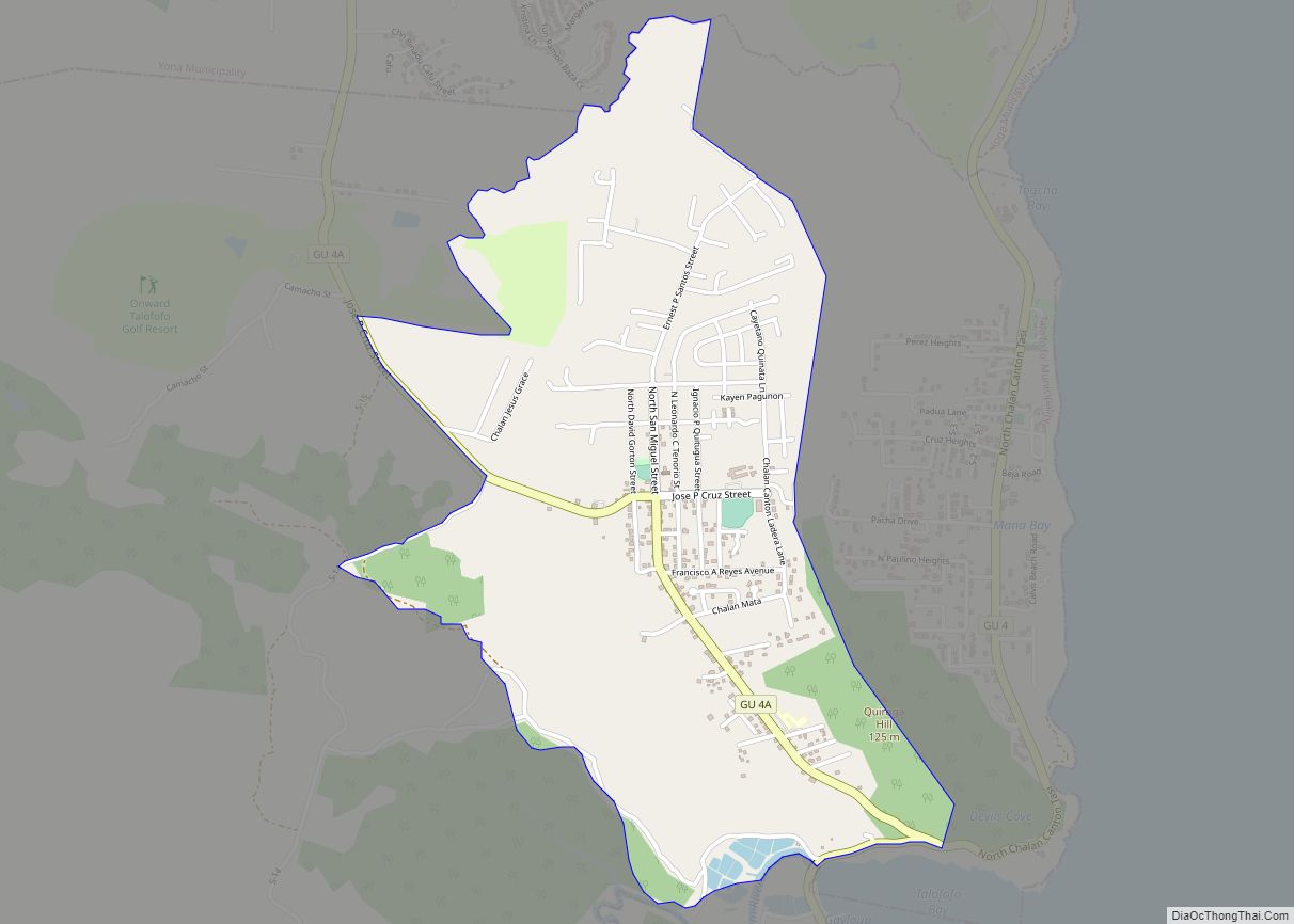 Map of Talofofo CDP