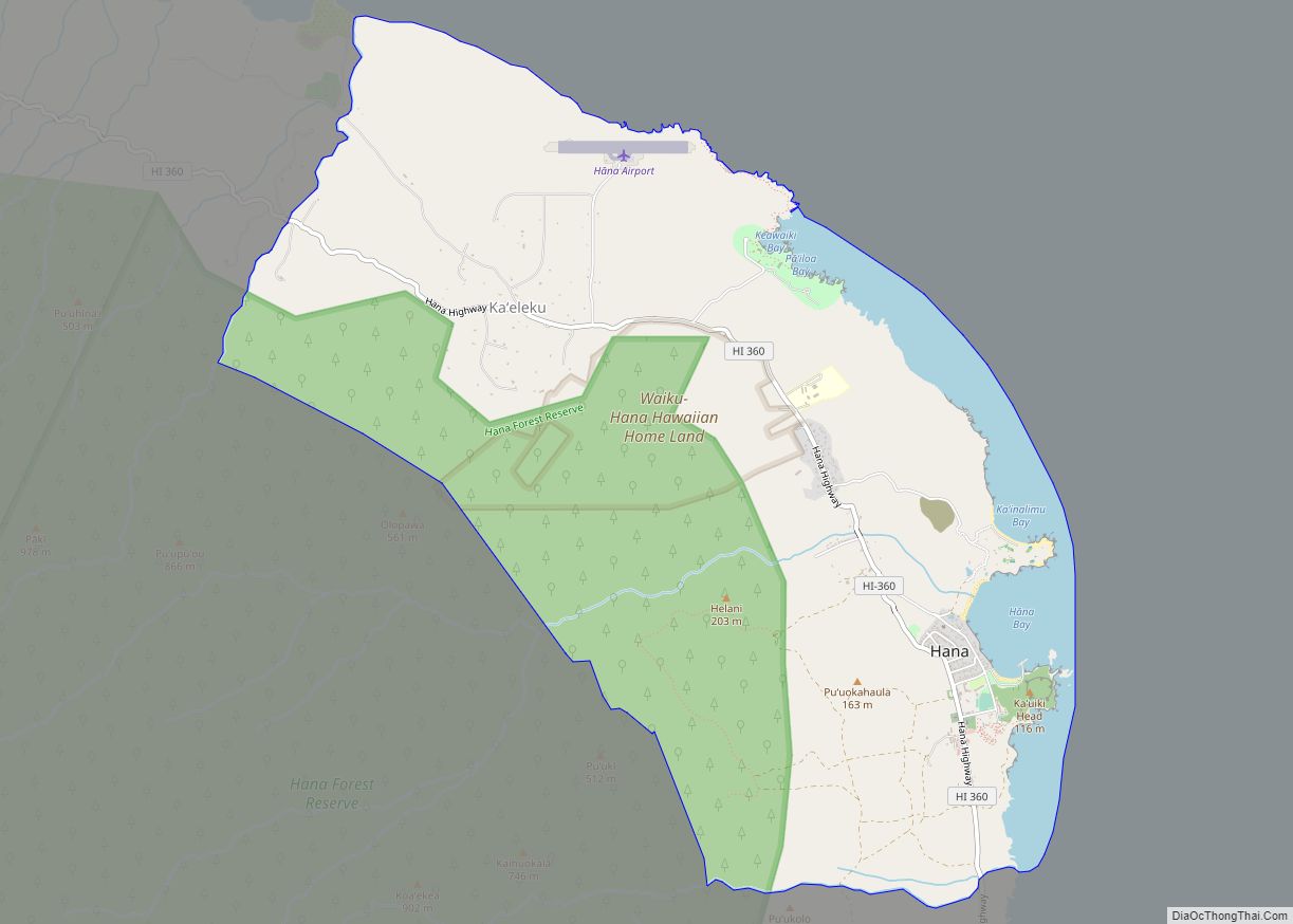 Map of Hana CDP