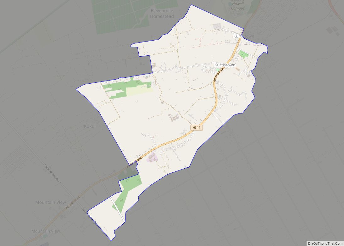 Map of Kurtistown CDP