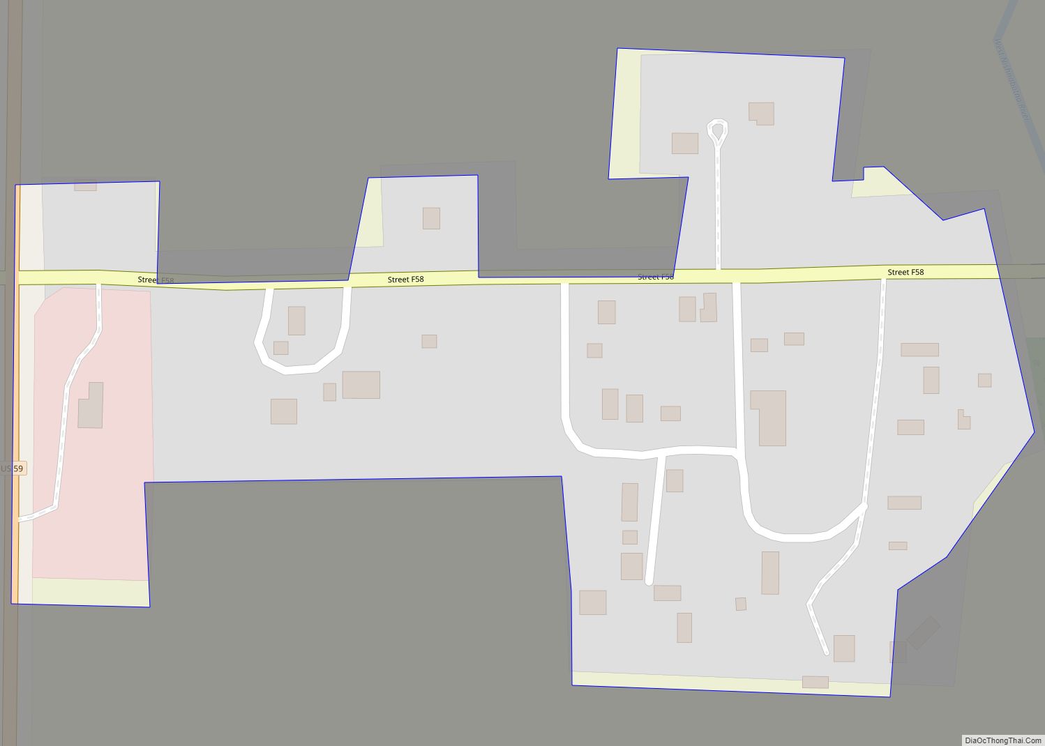 Map of Corley CDP