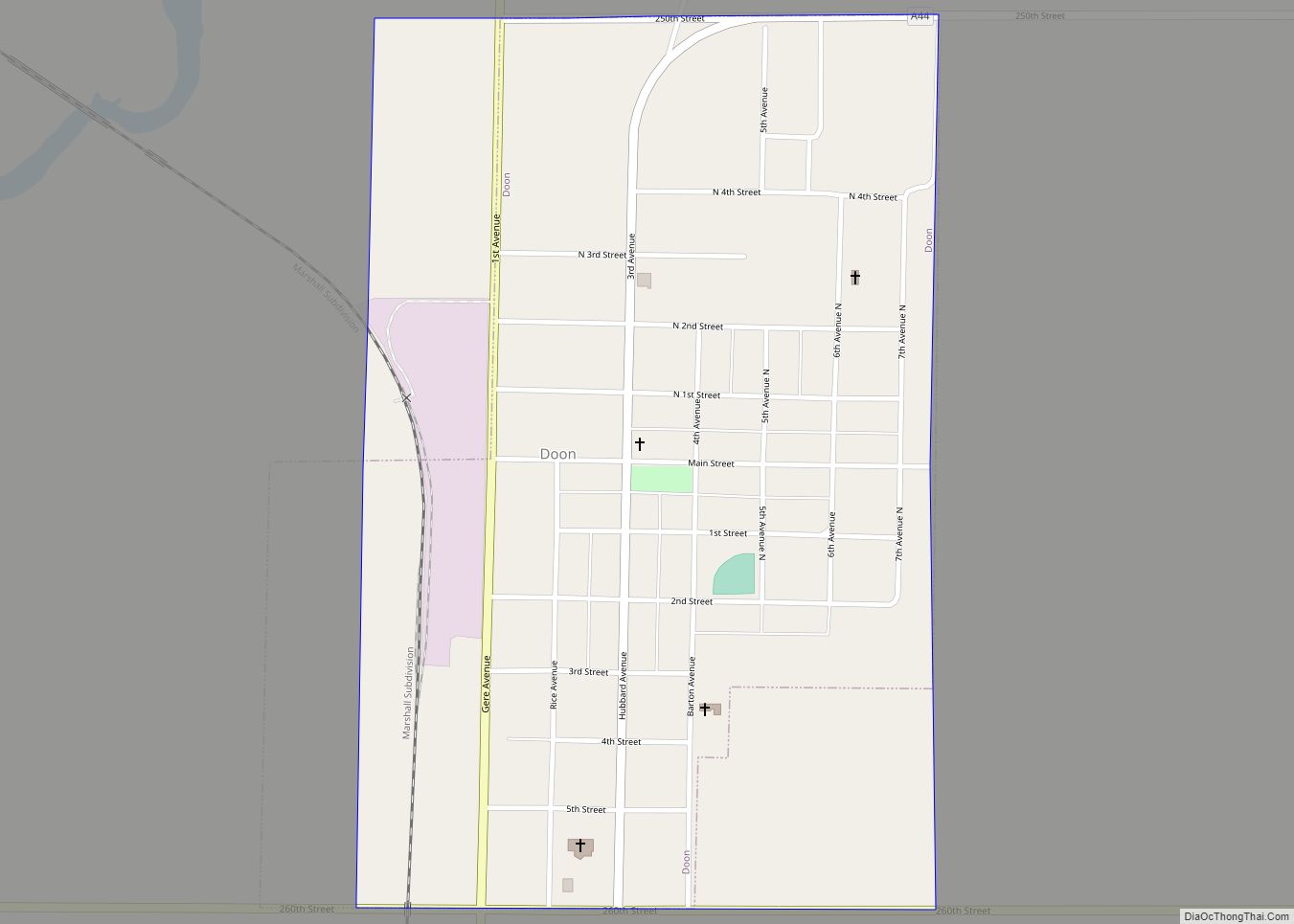 Map of Doon city