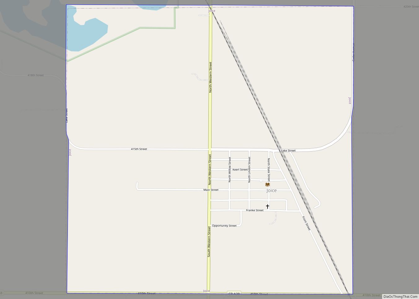 Map of Joice city