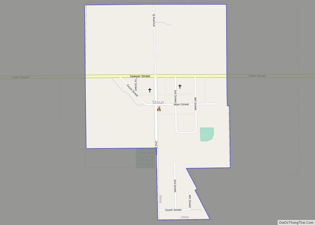 Map of Stout city