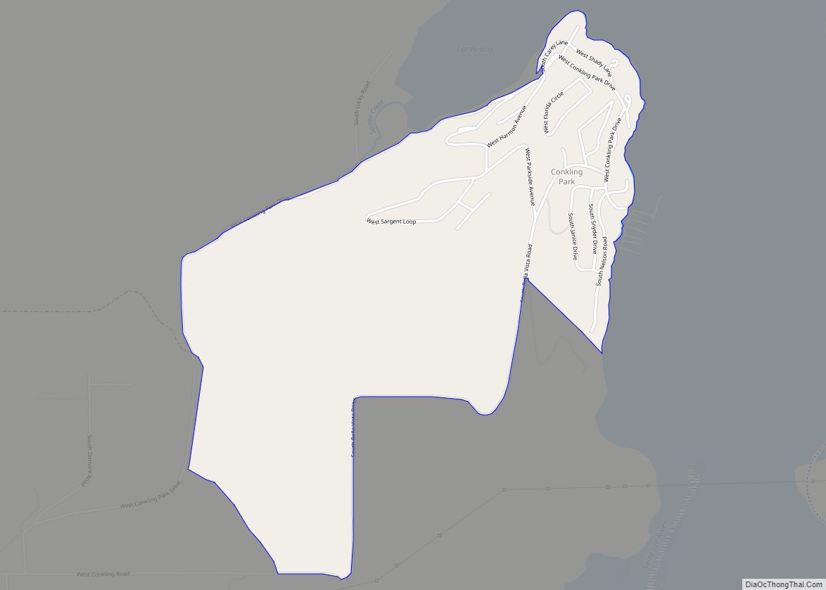 Map of Conkling Park CDP