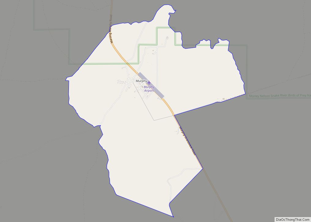 Map of Murphy CDP, Idaho