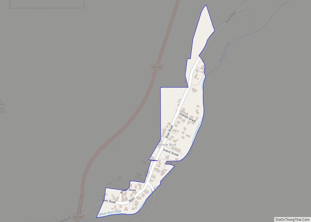 Map of White Bird city