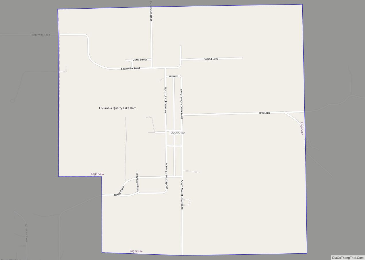 Map of Eagarville village