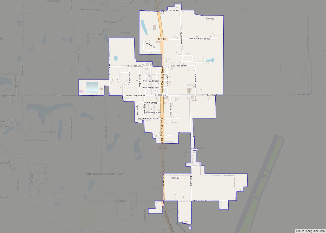 Map of Energy village