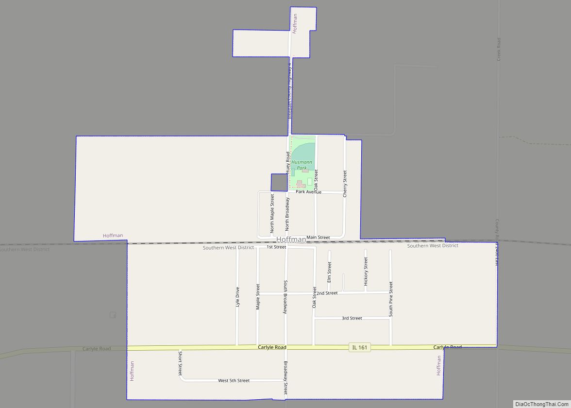 Map of Hoffman village