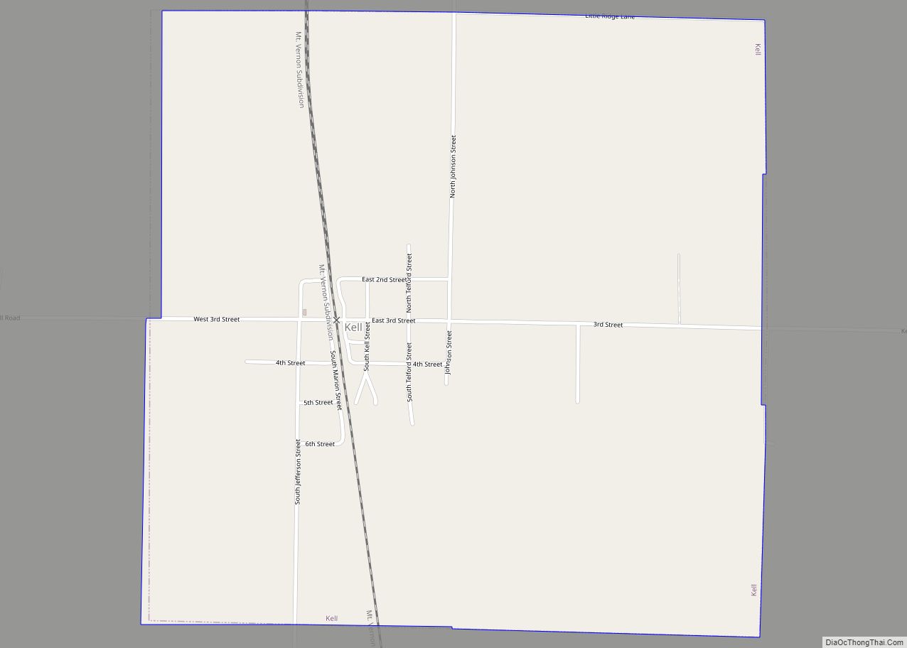 Map of Kell village