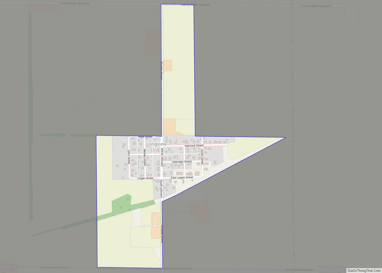 Map of Longview village