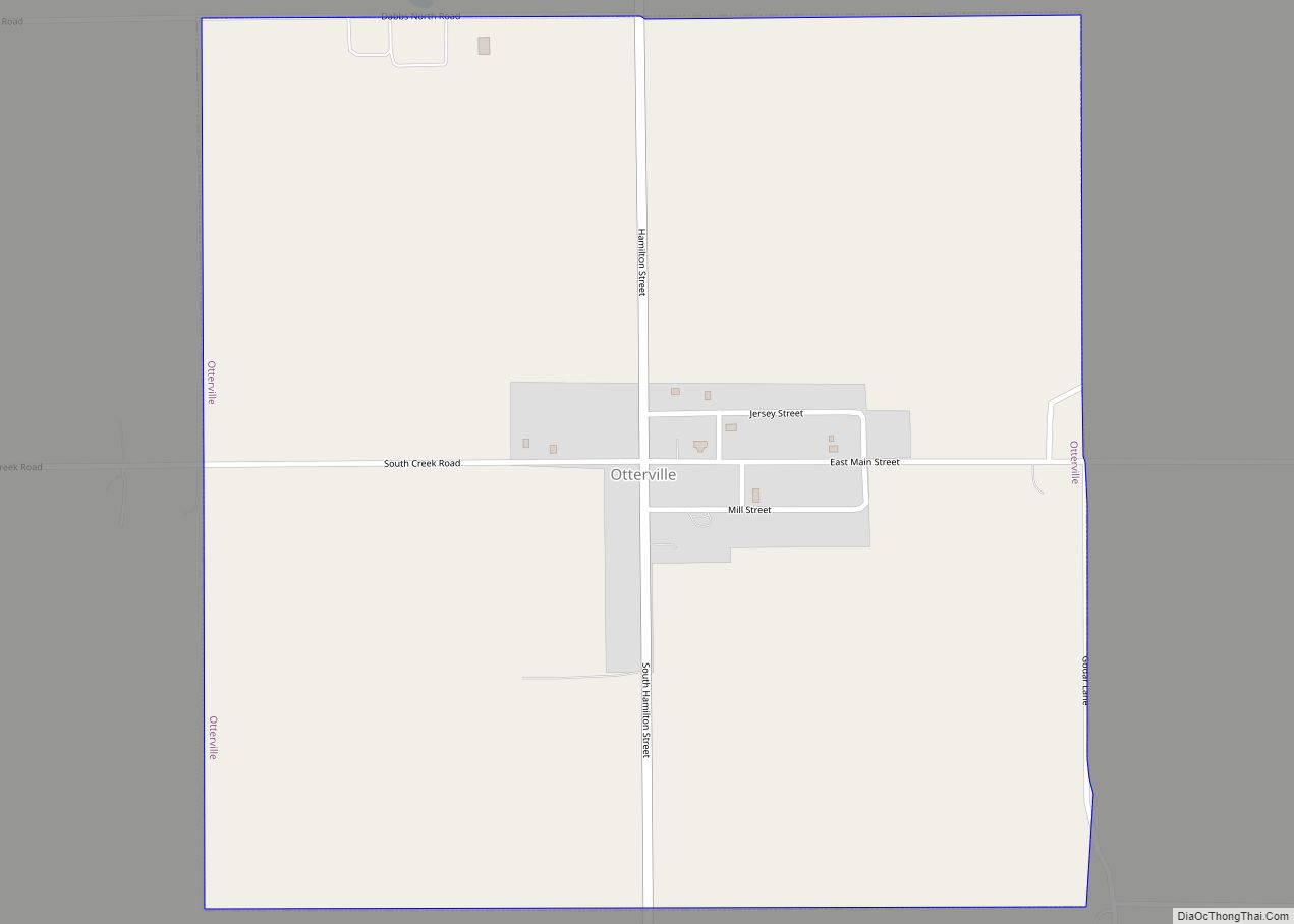 Map of Otterville town