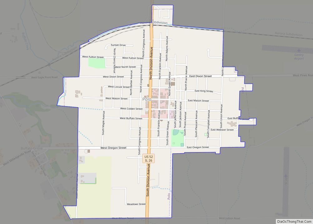 Map of Polo city