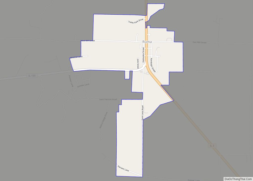 Map of Ruma village