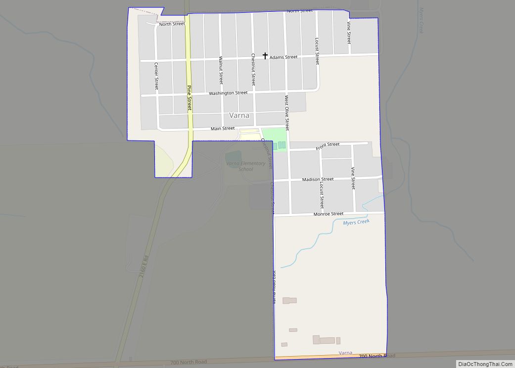 Map of Varna village
