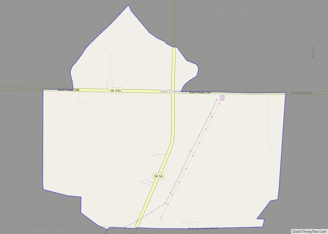 Map of East Enterprise CDP