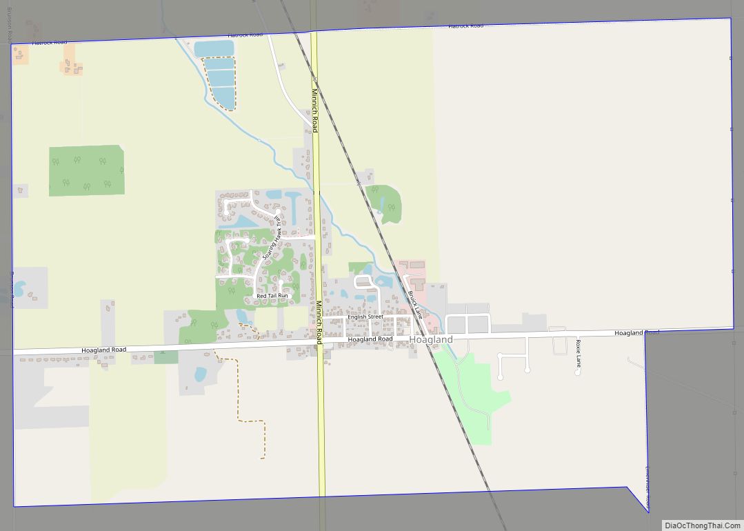 Map of Hoagland CDP