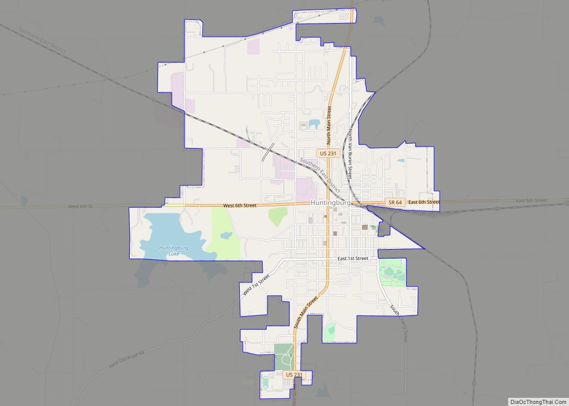 map-of-huntingburg-city