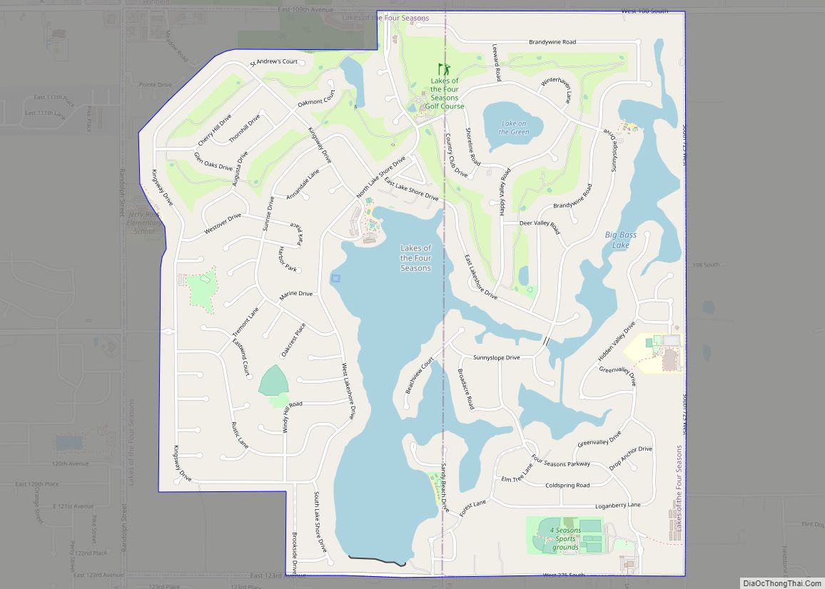 Map Of Lakes Of The Four Seasons CDP Thong Thai Real   Lakes Of The Four Seasons 