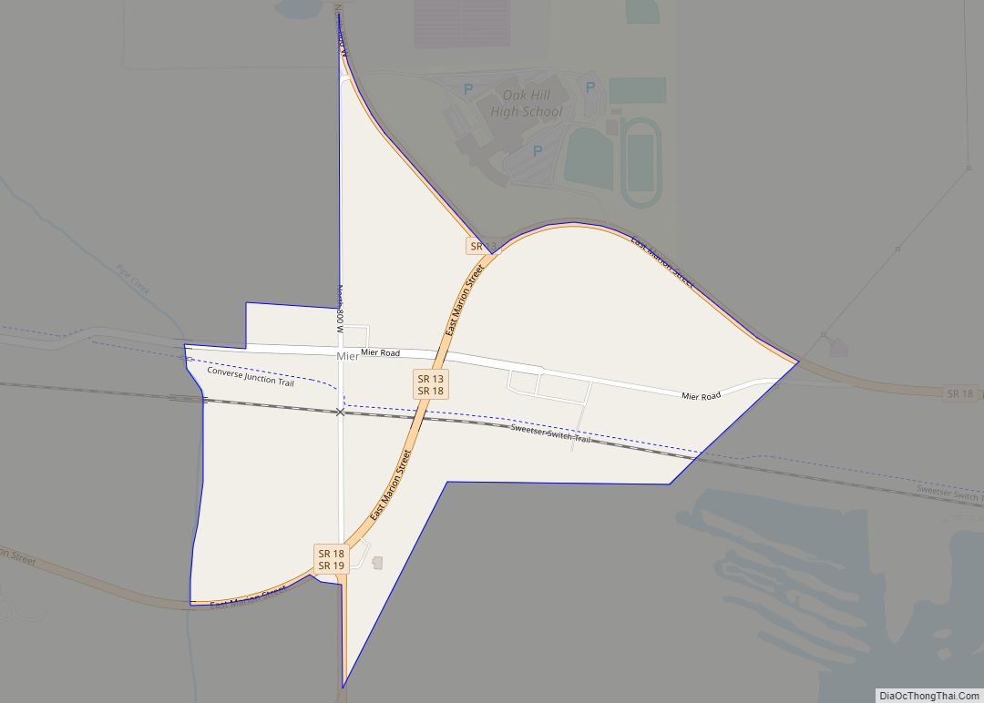 Map of Mier CDP