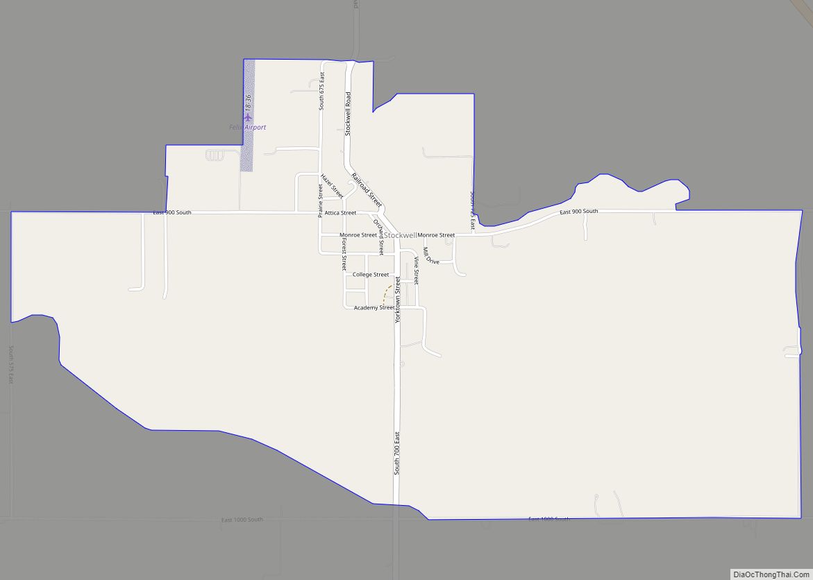 Map of Stockwell CDP