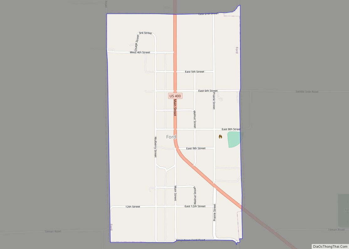 Map of Ford city