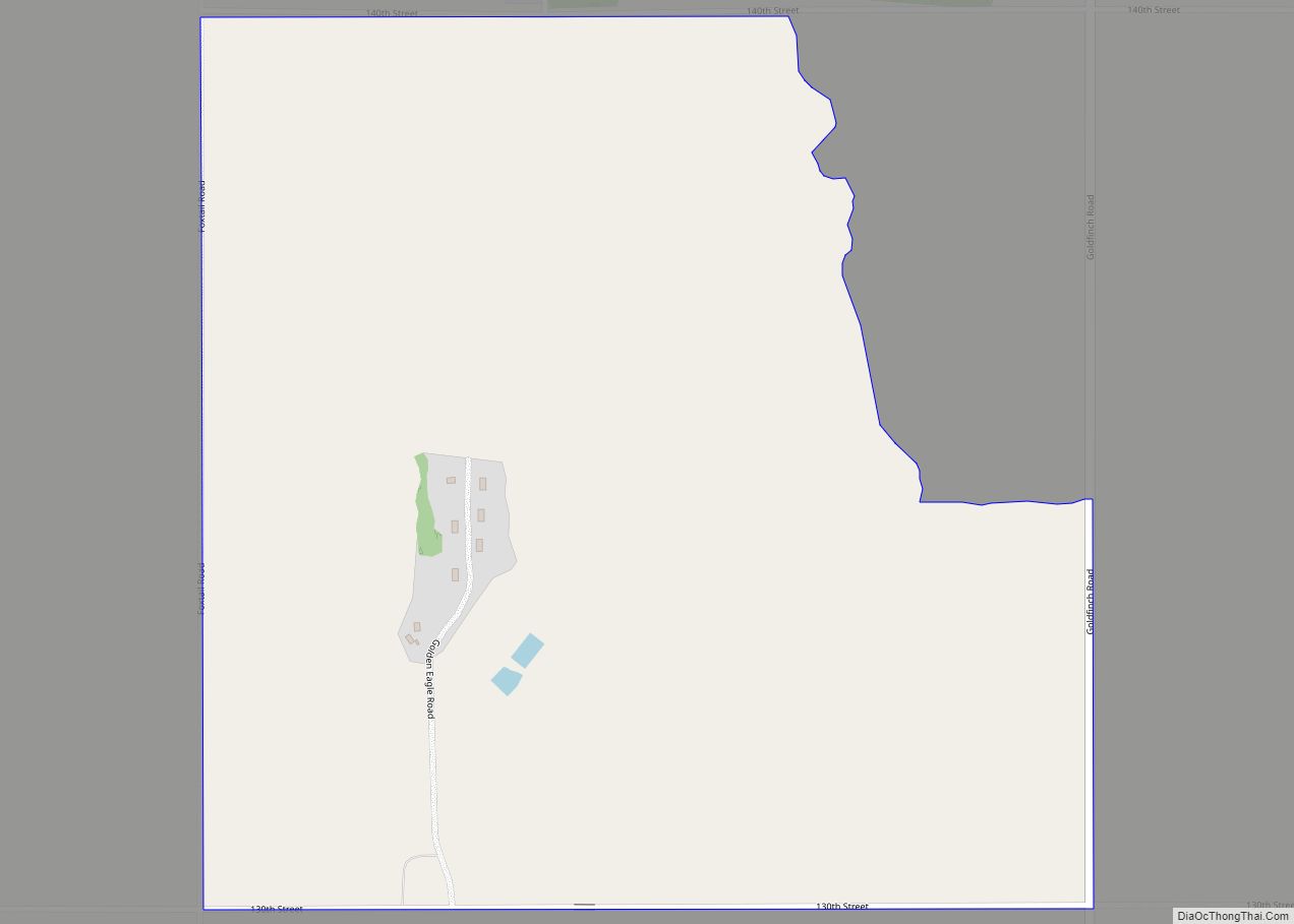 Map of Kickapoo Site 2 CDP
