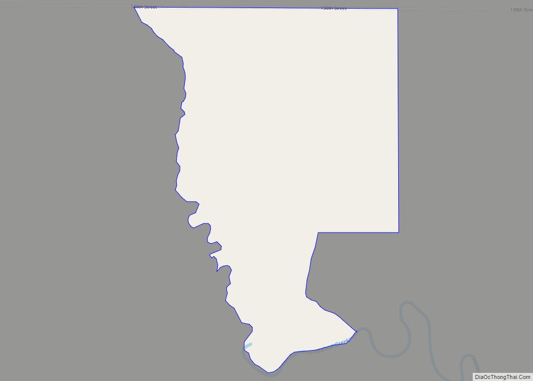 Map of Kickapoo Site 6 CDP