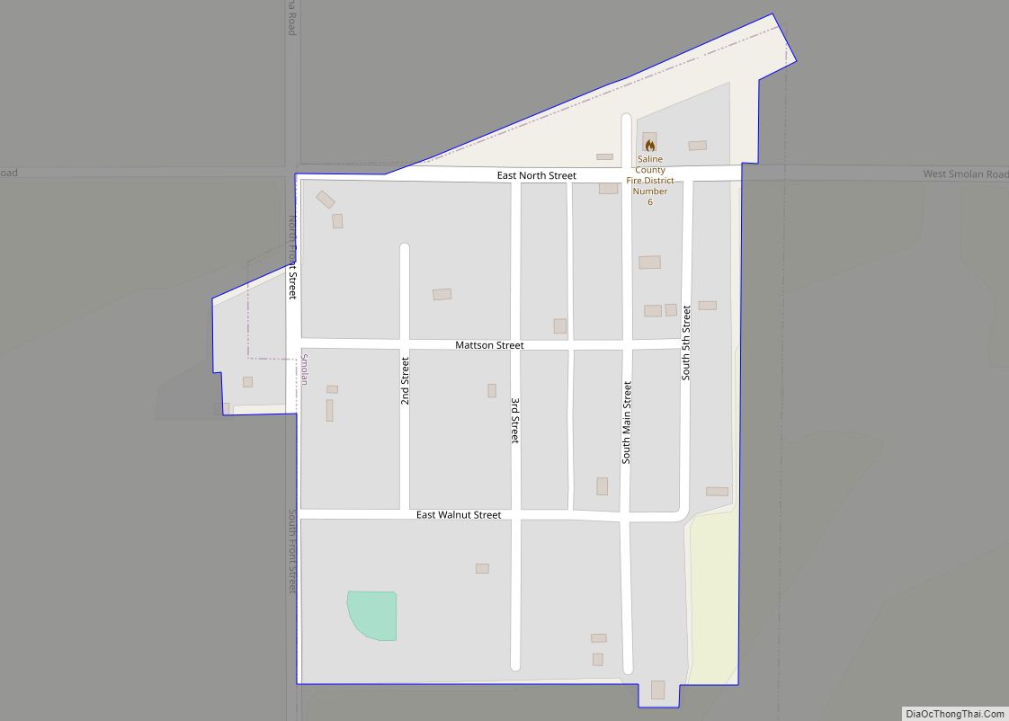 Map of Smolan city