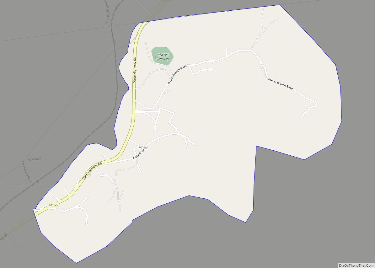Map of Arjay CDP