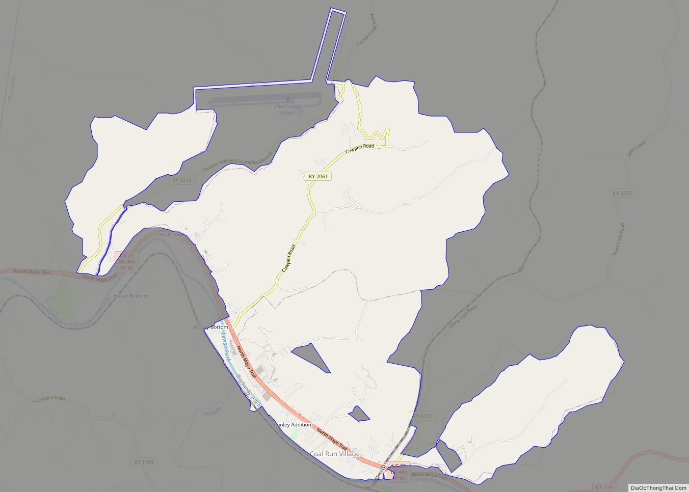 Map of Coal Run Village city
