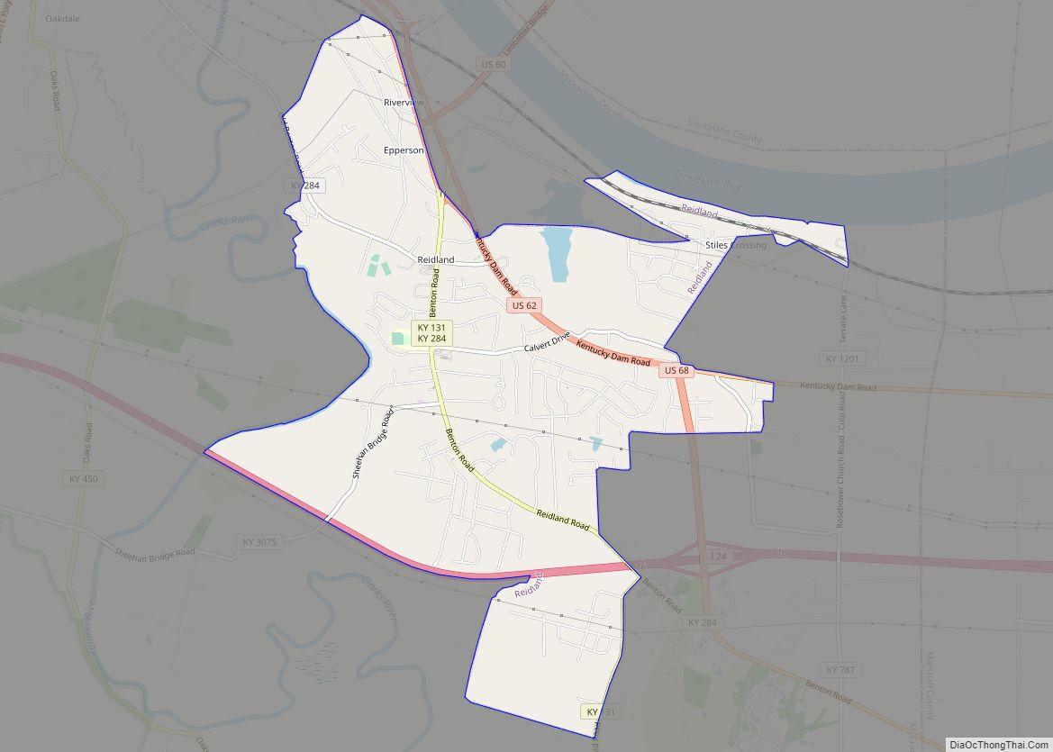Map of Reidland CDP